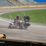 Elit stabilized head mounted to a quad on the speedway