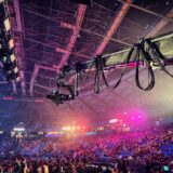 Elit gyro head on a 50ft crane during Miss Universe 2021